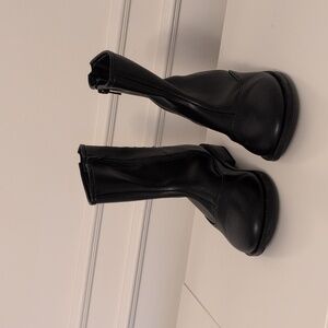 Zara Girls Black Ankle Boots